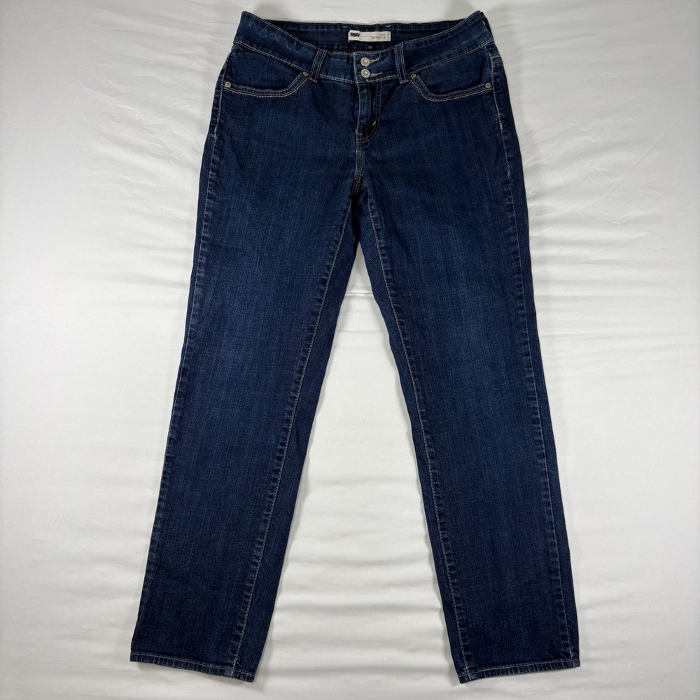 Levi's 529 Curvy Skinny Leg Jeans Womens 12M W31 L32 Dark Wash Denim